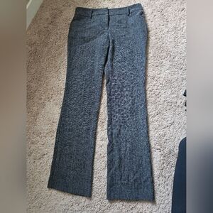 Express womens heather grey office dress pants straight leg 6 8